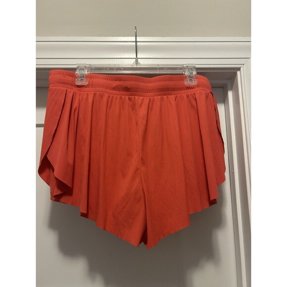 Women's Mid-Rise Double Layer Flowy Run Shorts Red Pink JoyLab Size Large Gym - Picture 4 of 4